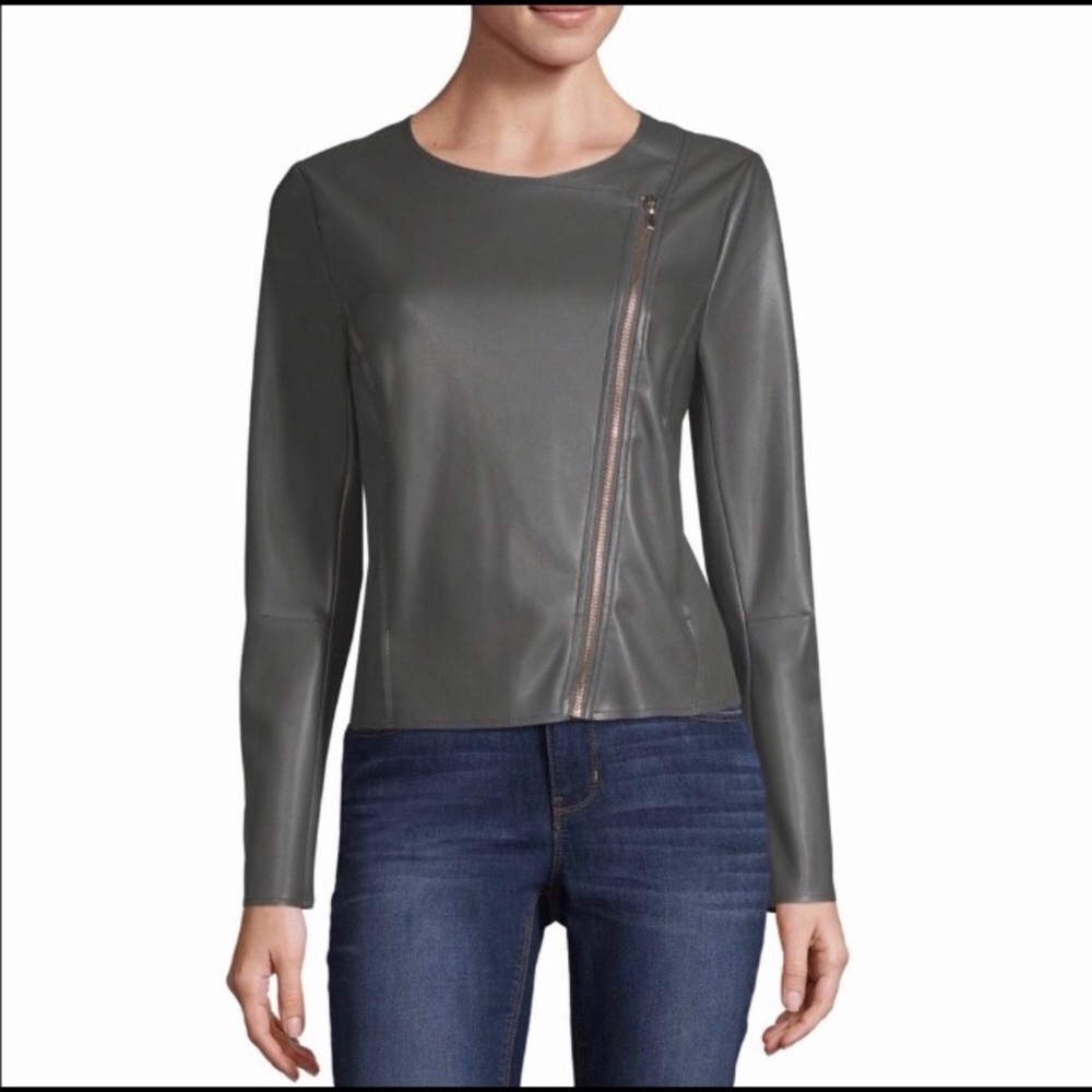 Worthington Faux Leather Jacket